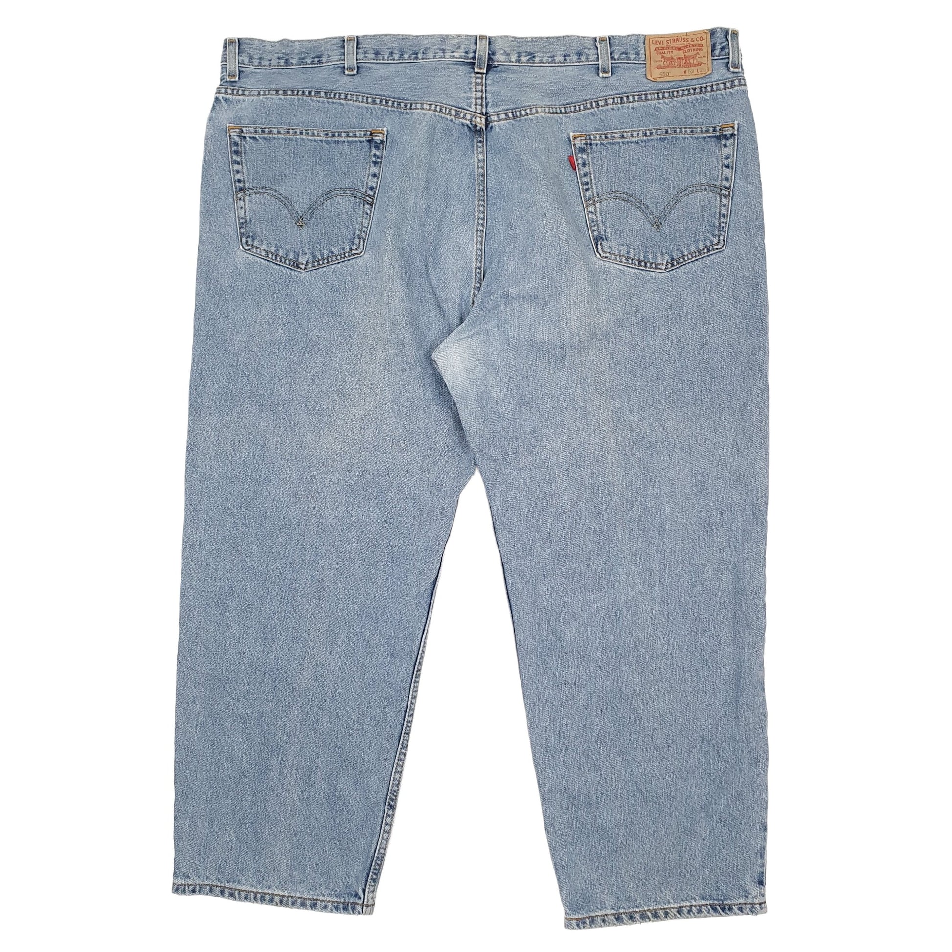 Levis 550 Relaxed Fit 1990s Jeans W52 L29 Blue