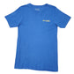 Mens Blue Columbia Sportswear Performance Fishing Gear PFG Short Sleeve T Shirt