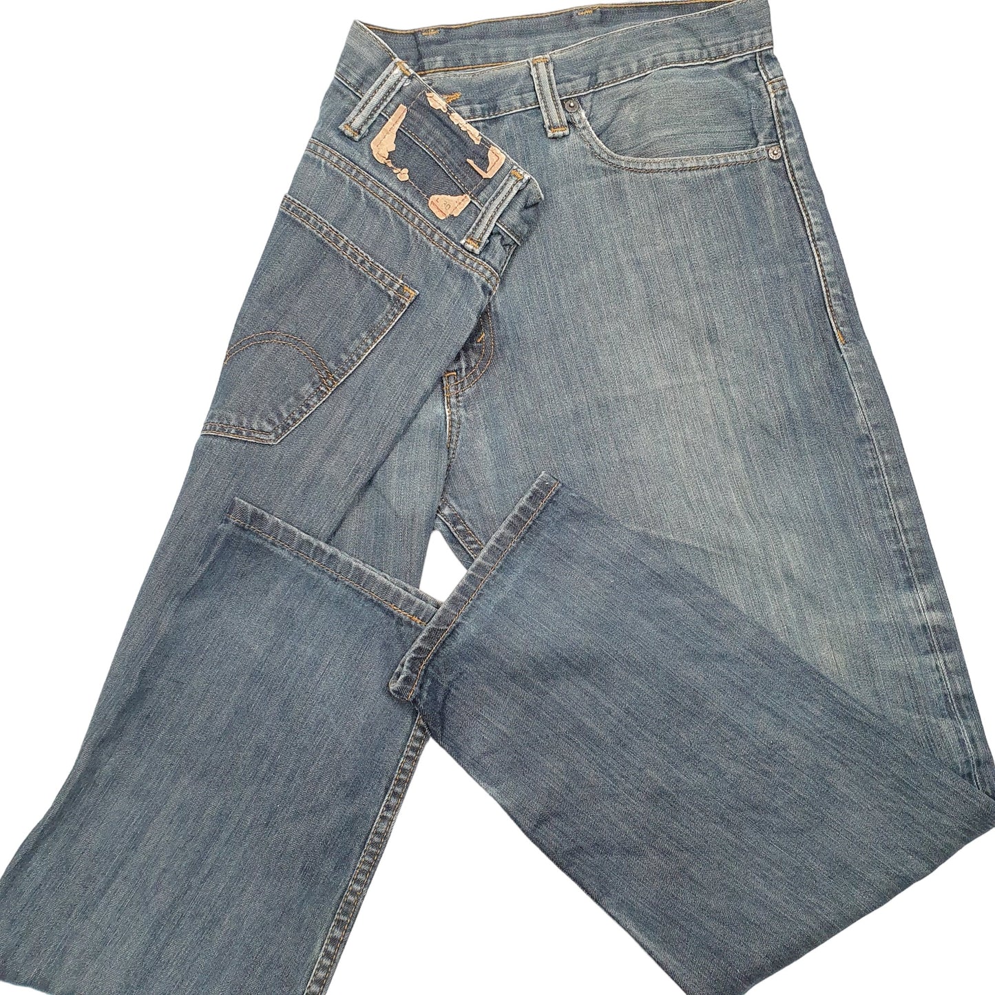 Mens Blue Levis Slim 508 JeansW38 L28
