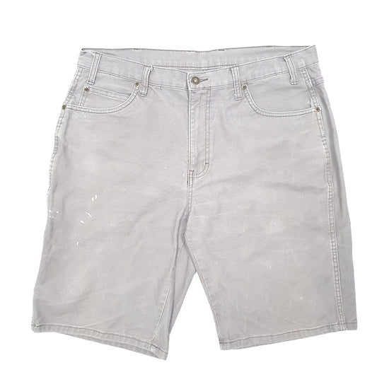 Mens Grey Dickies Carpenter Work Wear Carpenter Shorts