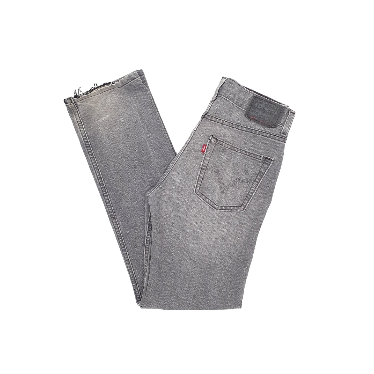 Levis 514 Straight Fit Jeans W27 L29 Grey