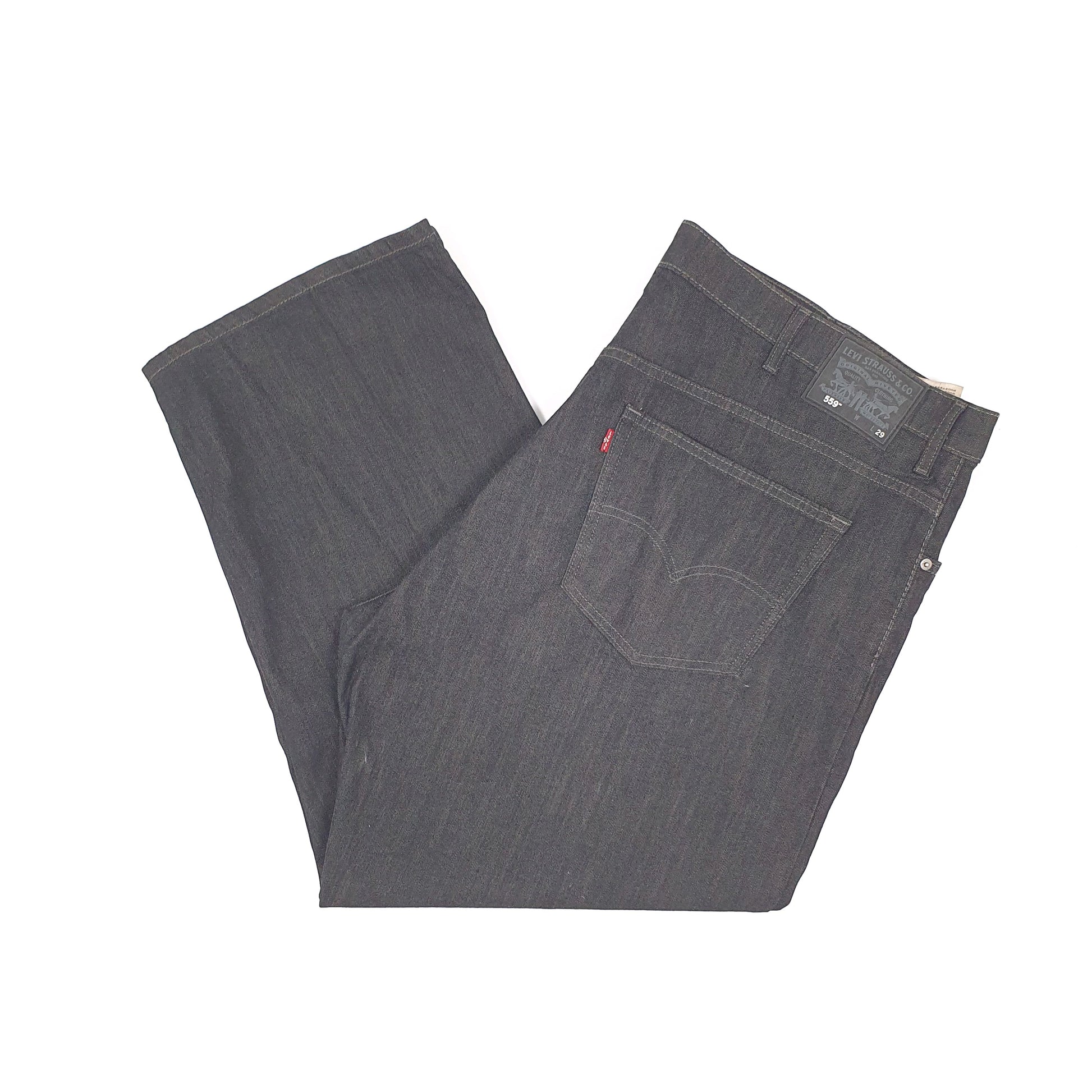 Levis 559 Relaxed Fit Jeans W52 L29 Black