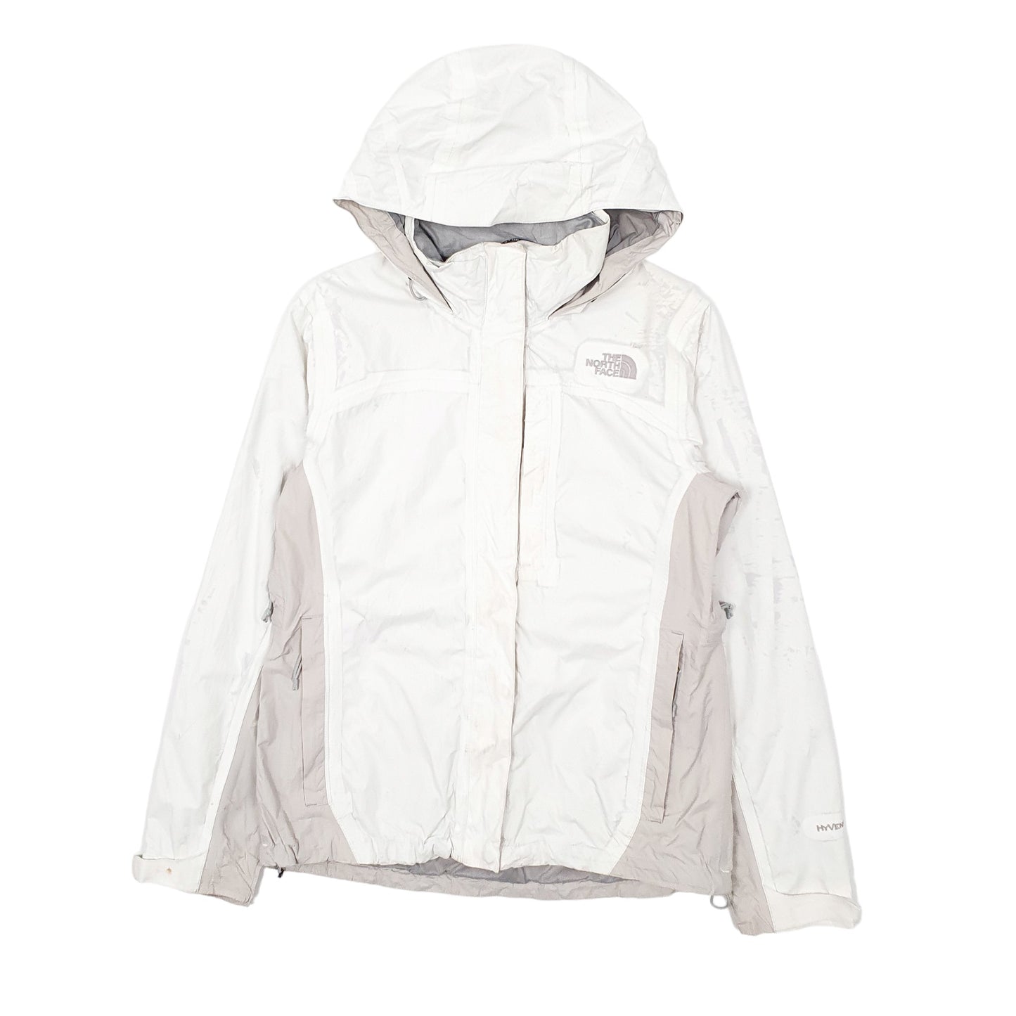 Womens White The North Face Hyvent  Coat