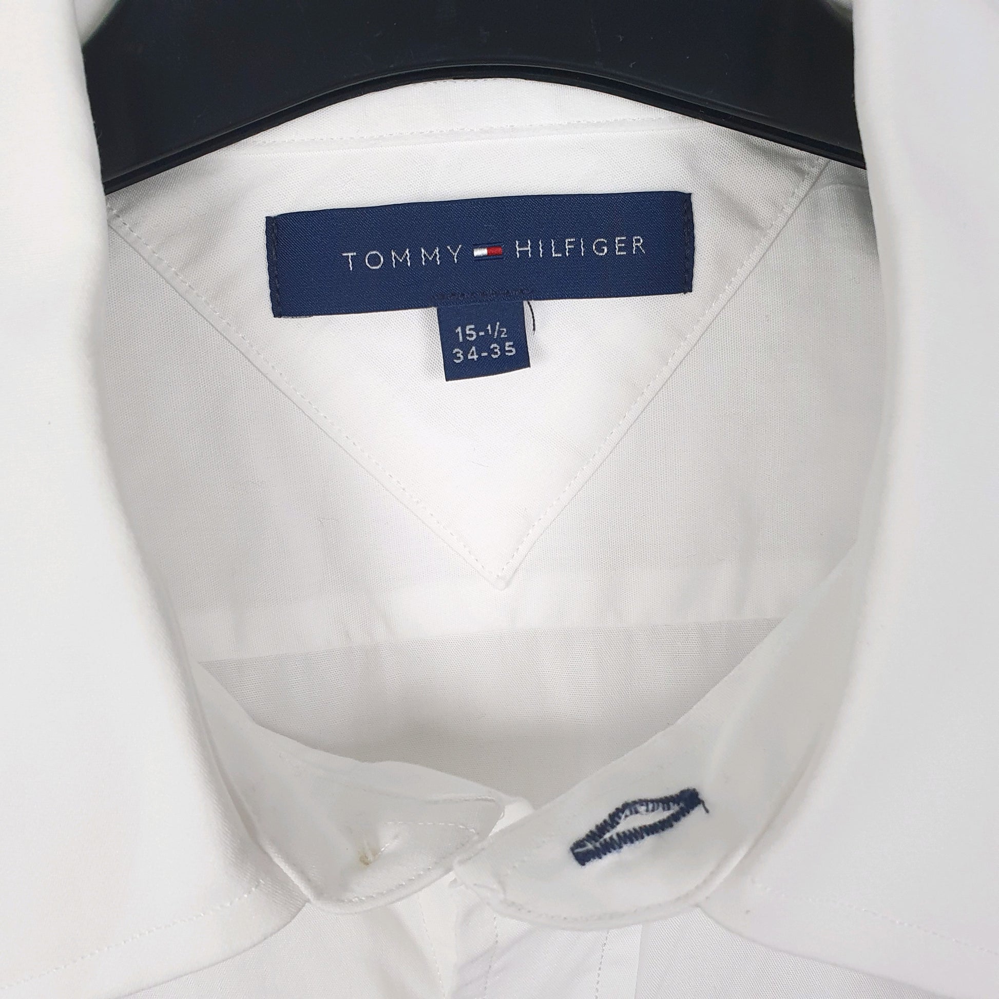 Mens White Tommy Hilfiger  Long Sleeve Shirt