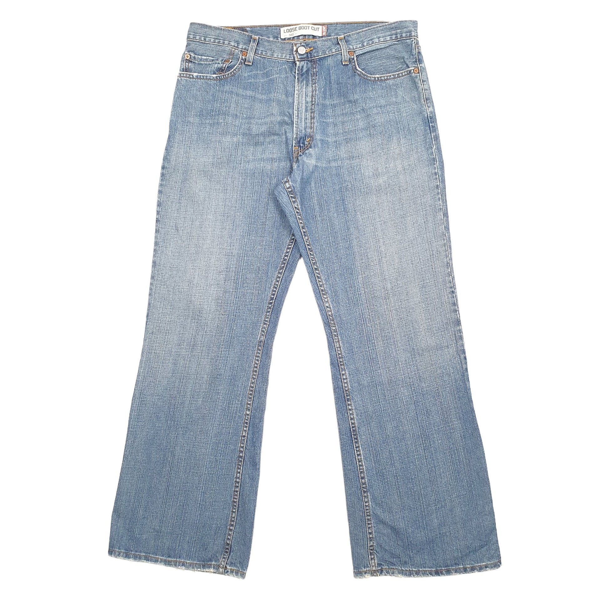 Levis 567 Bootcut Fit Jeans W36 L32 Blue