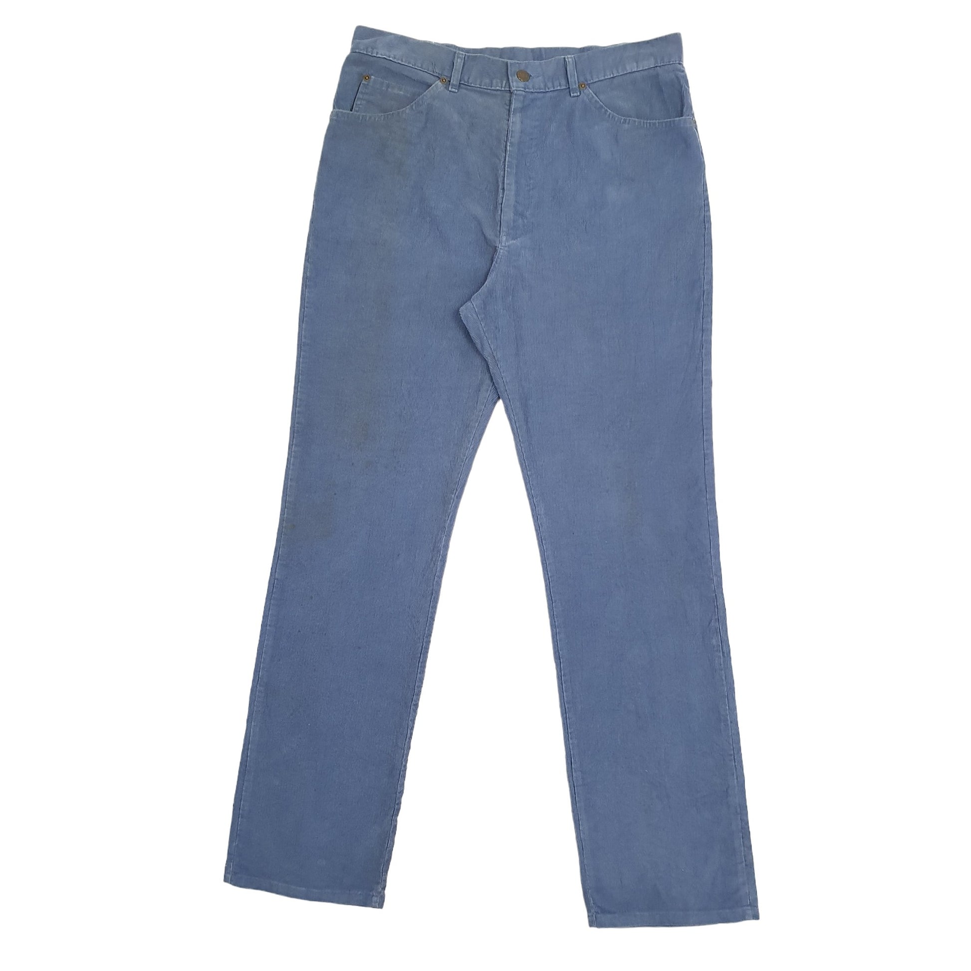Mens Blue Lee  Corduroy Trousers