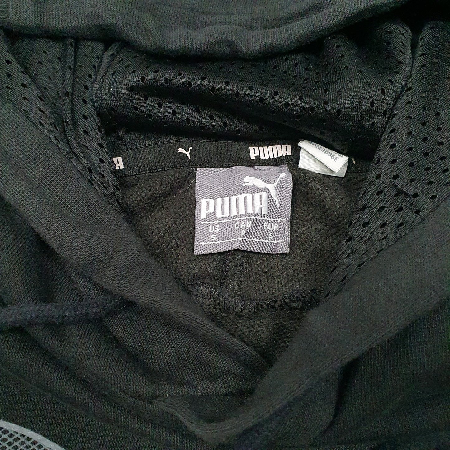Mens Black Puma Active Hoodie Jumper