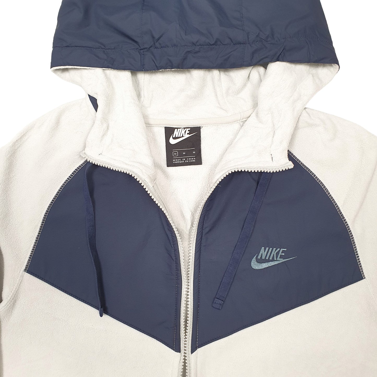 Mens Blue Nike Hoodie Full Zip Jumper