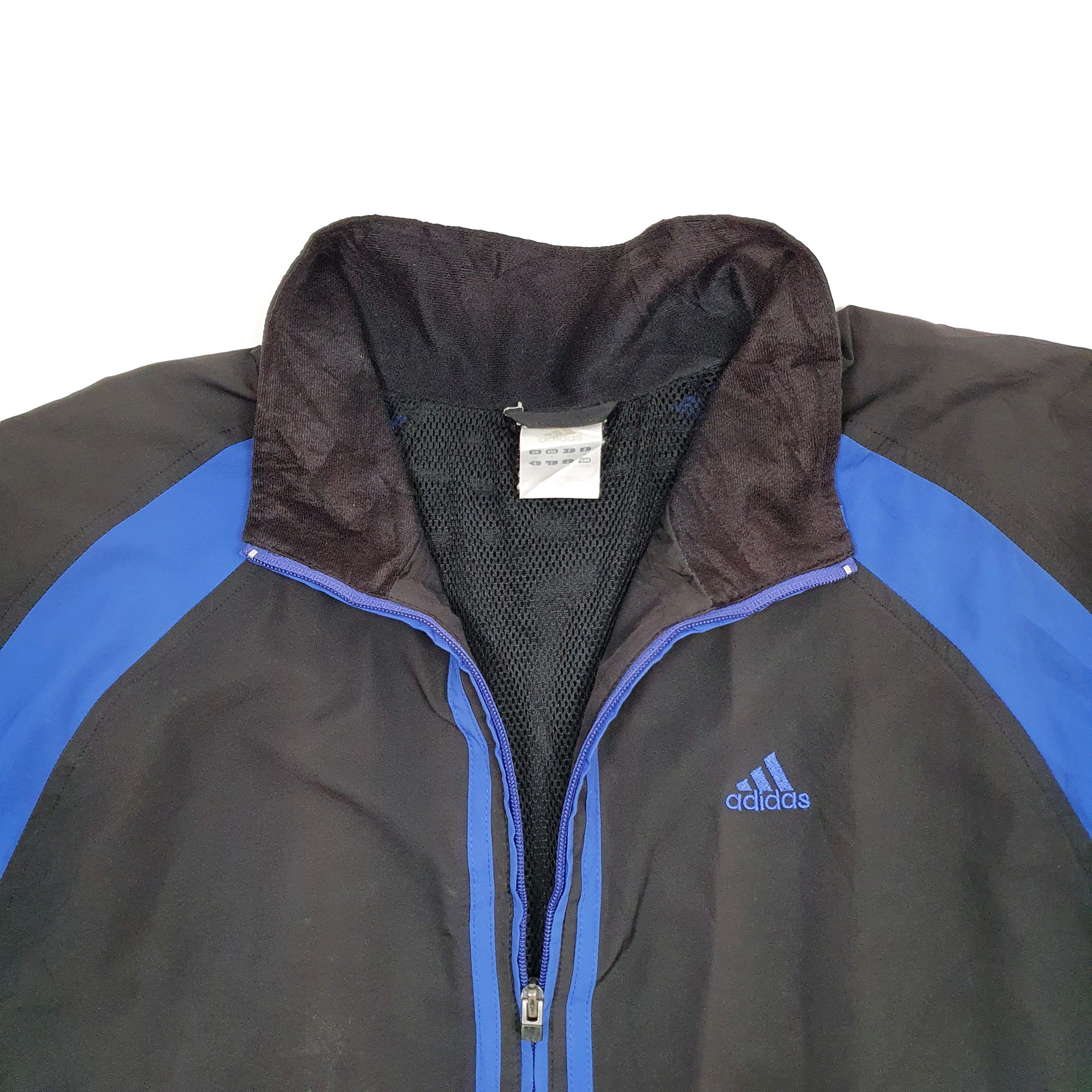 Mens Black Adidas Windbreaker Tracksuit Jacket Coat