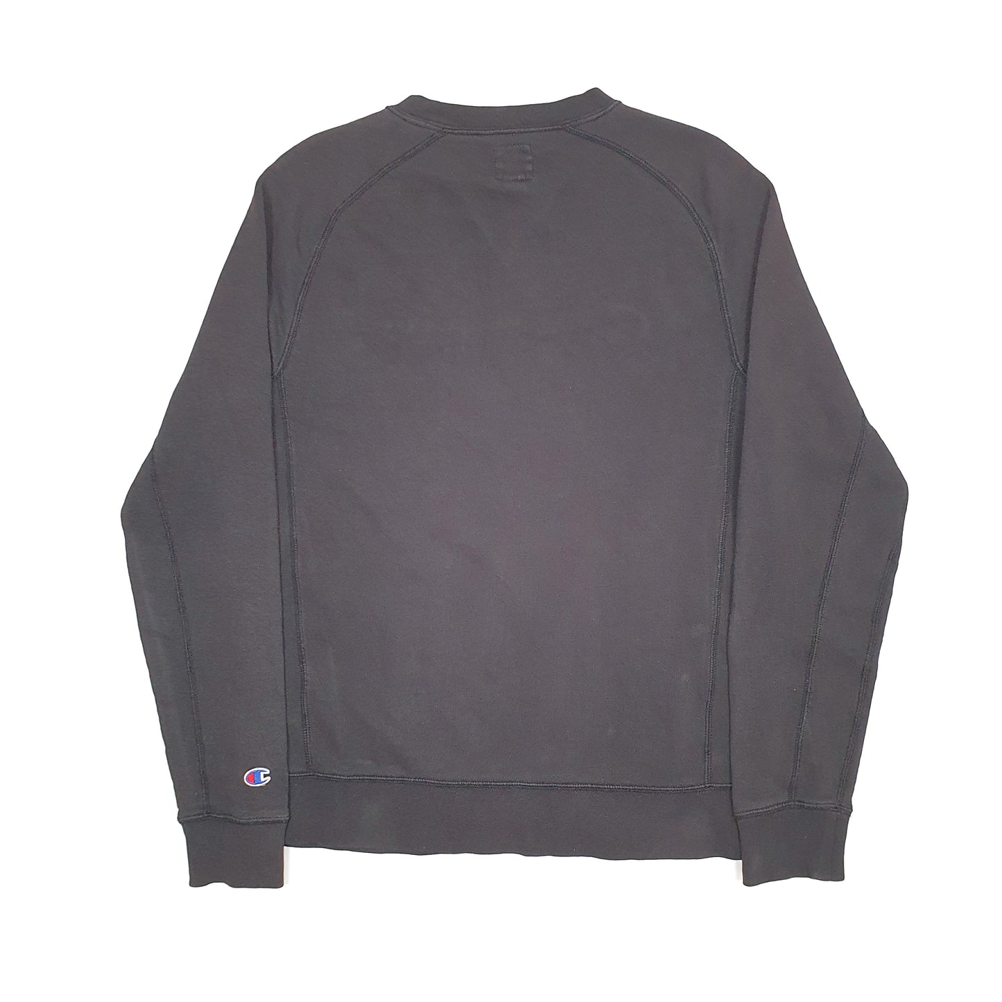 Mens Black Champion  Crewneck Jumper