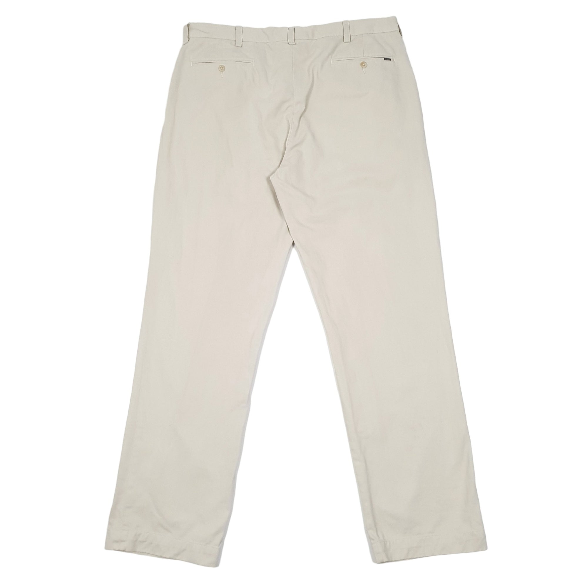 Mens Beige Polo Ralph Lauren Classic Fit Chino Trousers