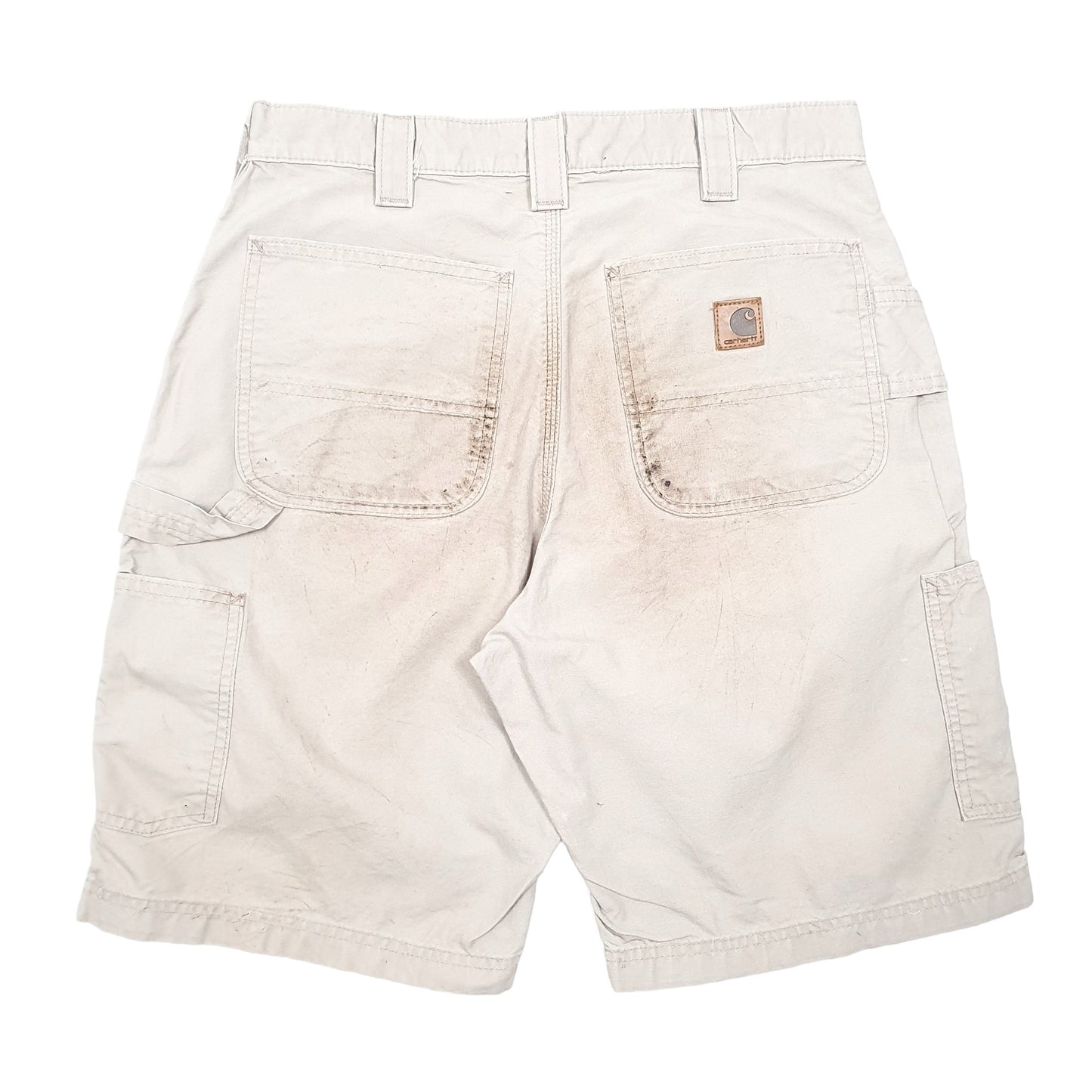 Mens Beige Carhartt  Carpenter Shorts