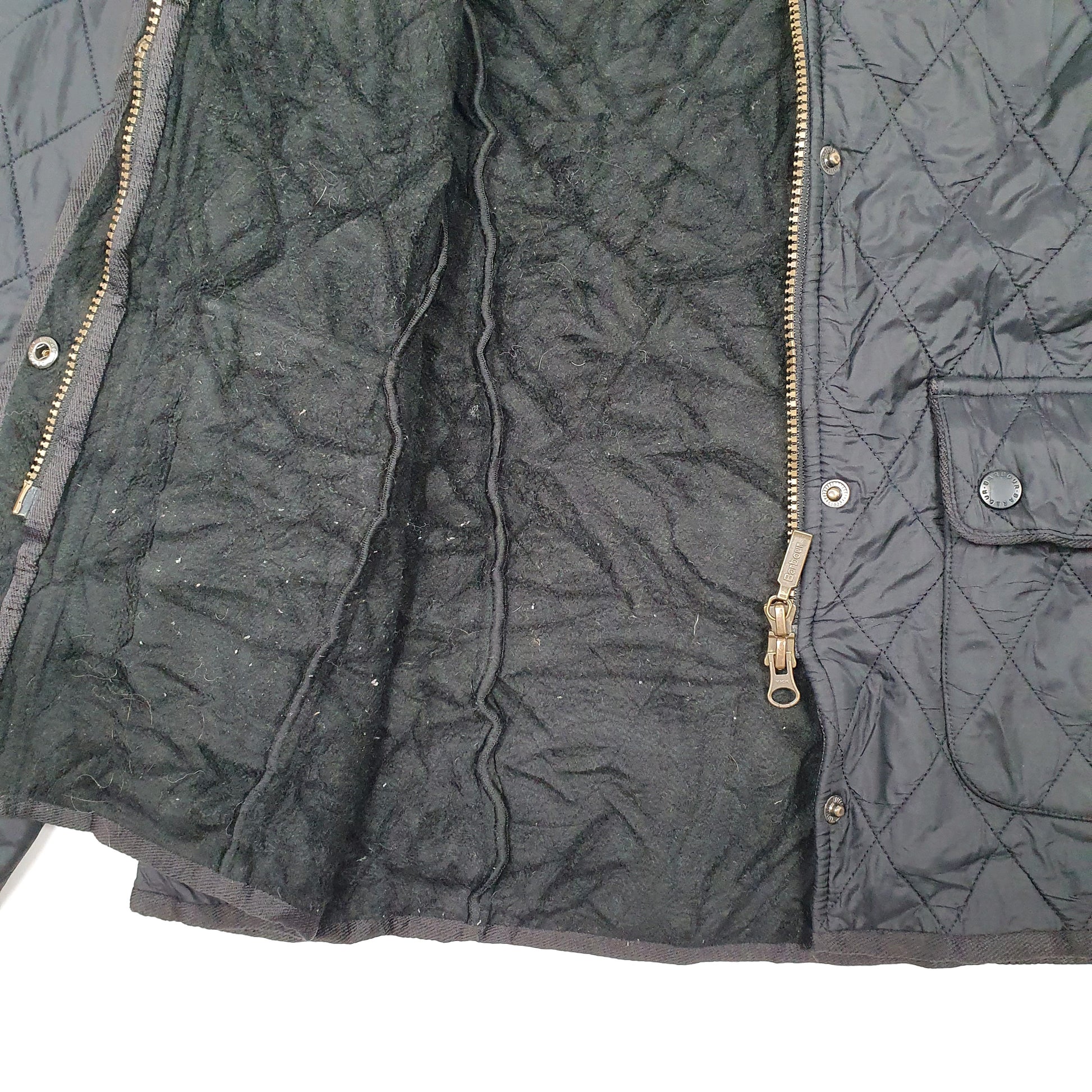 Womens Black Barbour Utility Polarquilt  Coat