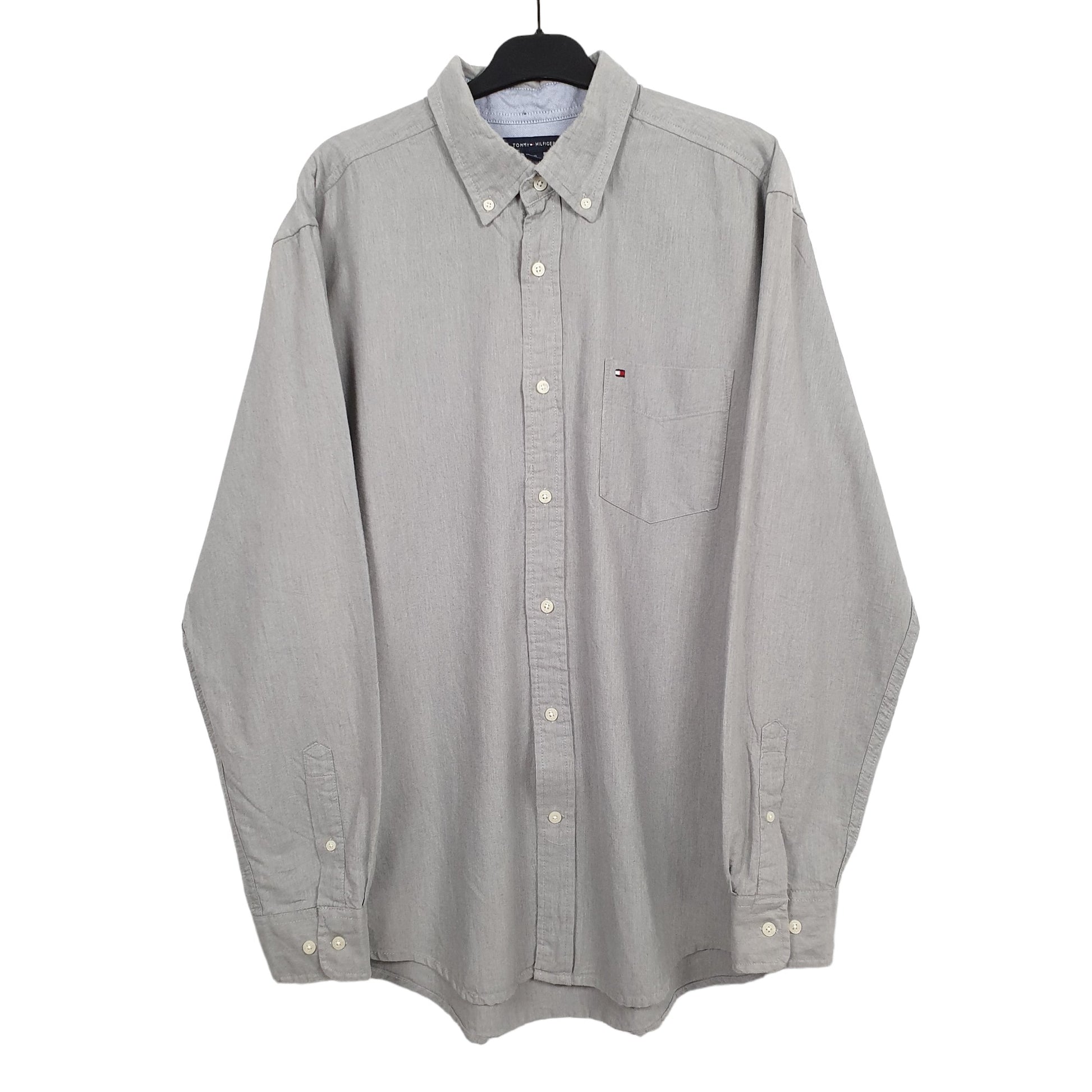 Grey Tommy Hilfiger Long Sleeve Shirt
