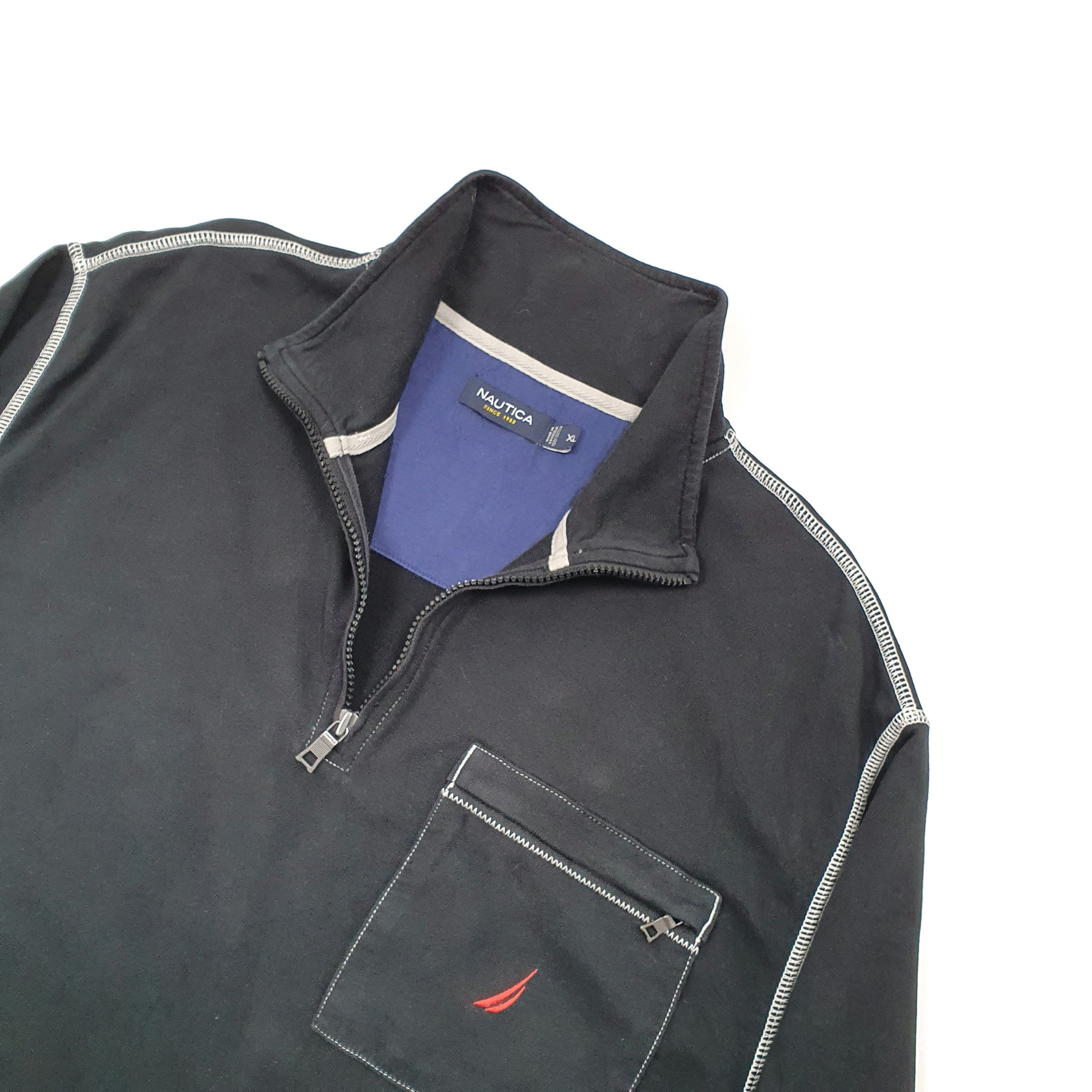 Nautica Quarter Zip XL Black