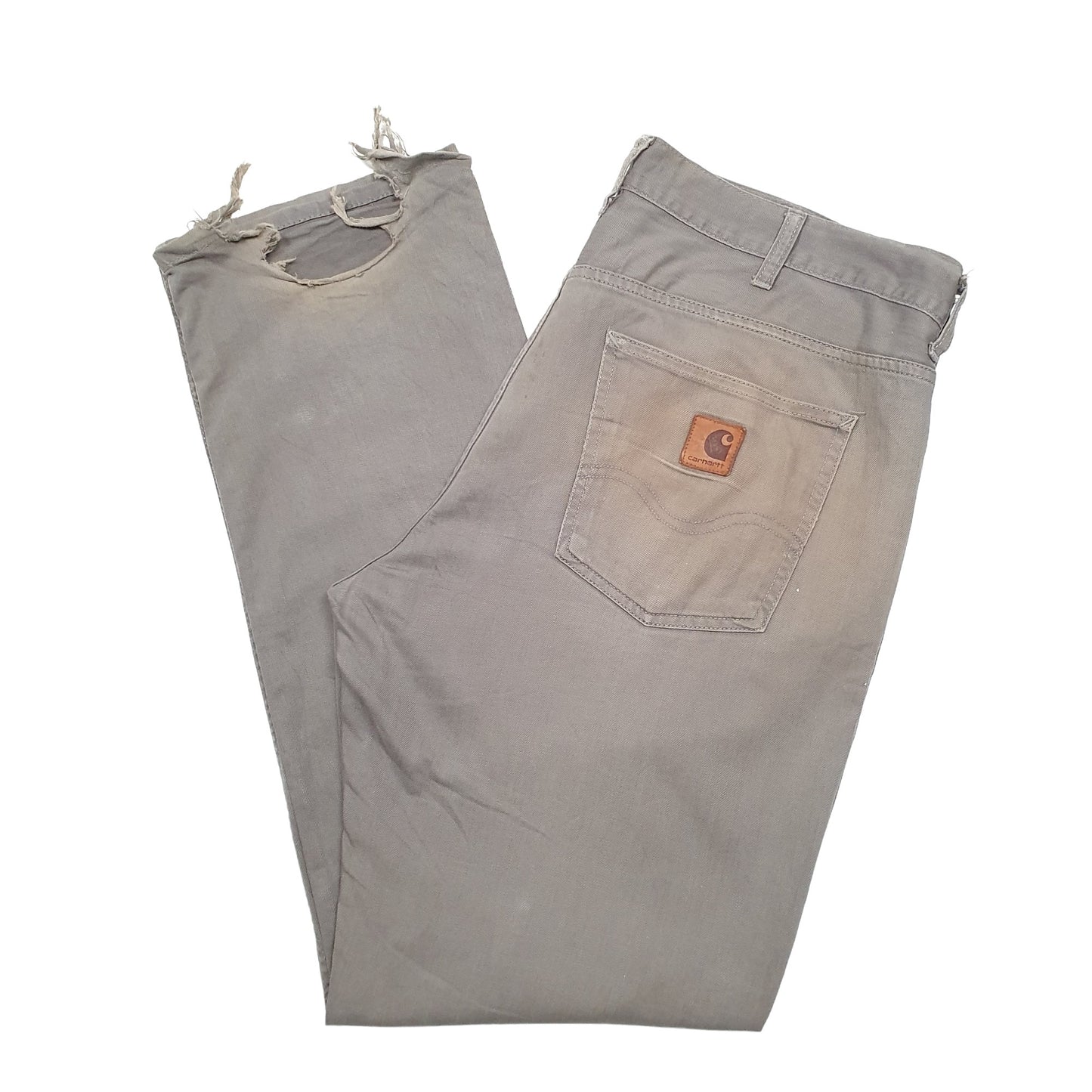 Mens Khaki Carhartt  Carpenter JeansW38 L34