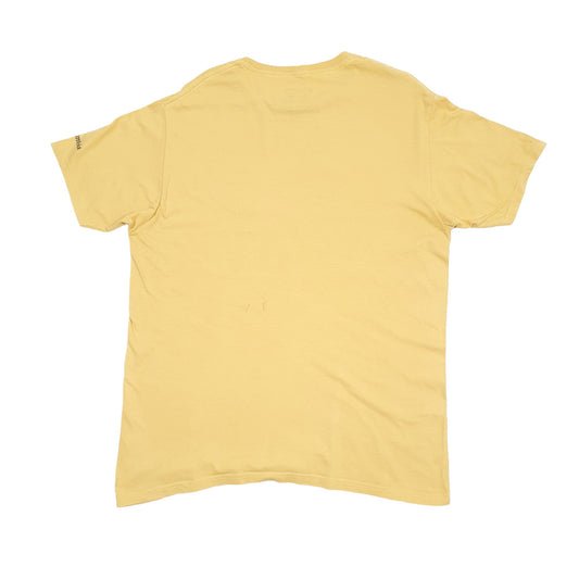 Mens Yellow Columbia Sportswear  Short Sleeve T Shirt