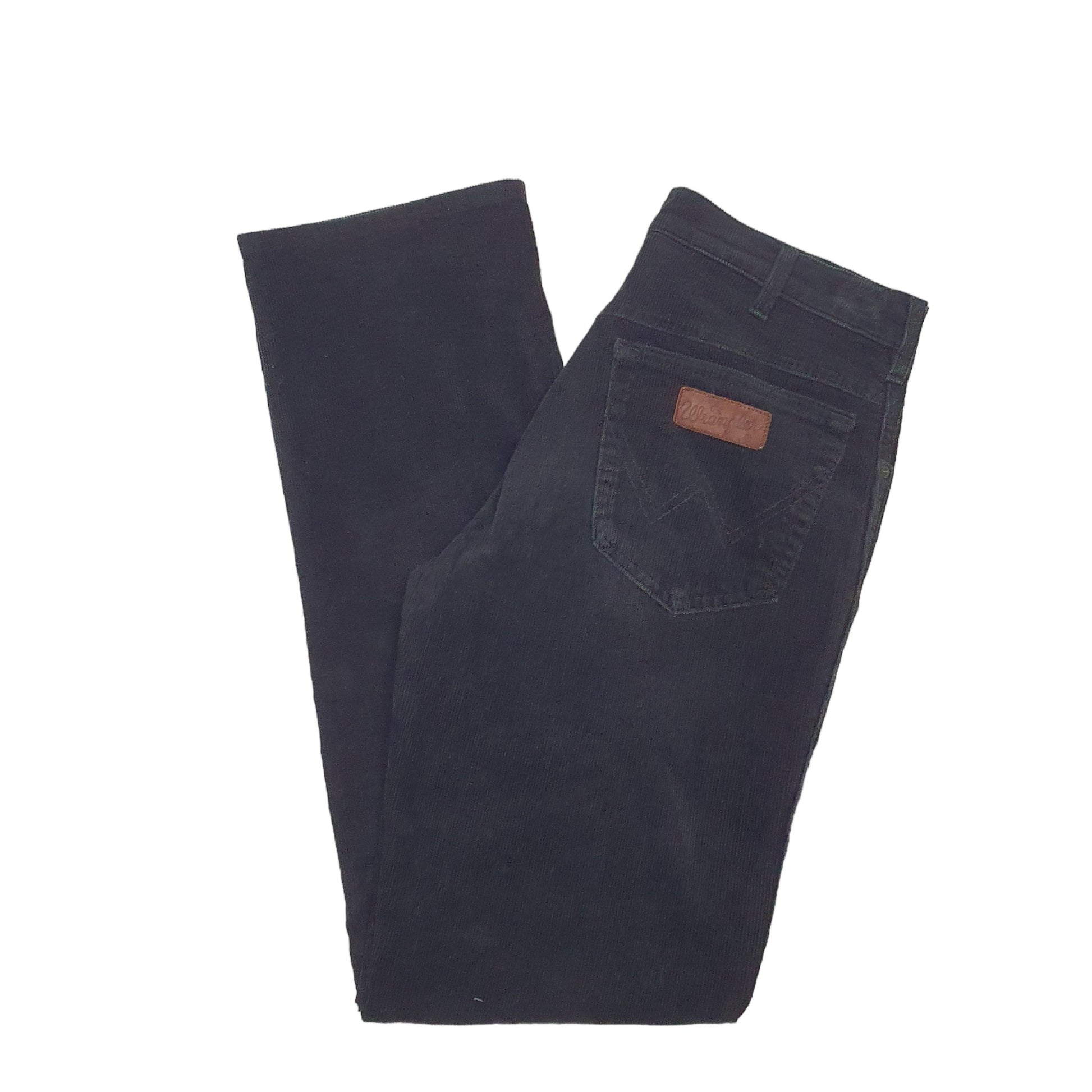 Mens Black Wrangler  Corduroy Trousers