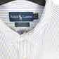 Ralph Lauren Short Sleeve Yarmouth Fit Pinstripe Shirt Blue