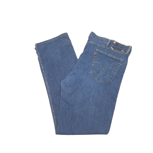 Levis 514 Straight Fit Jeans W42 L35 Blue