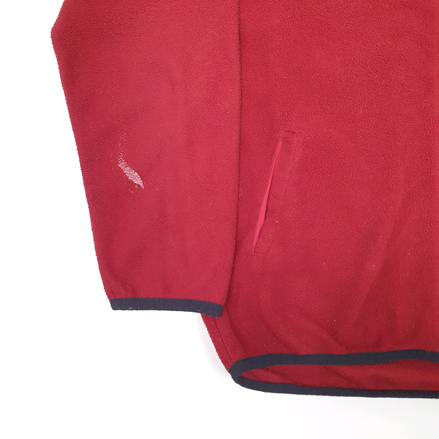 Mens Red Reebok Hooded Full Zip Jumper