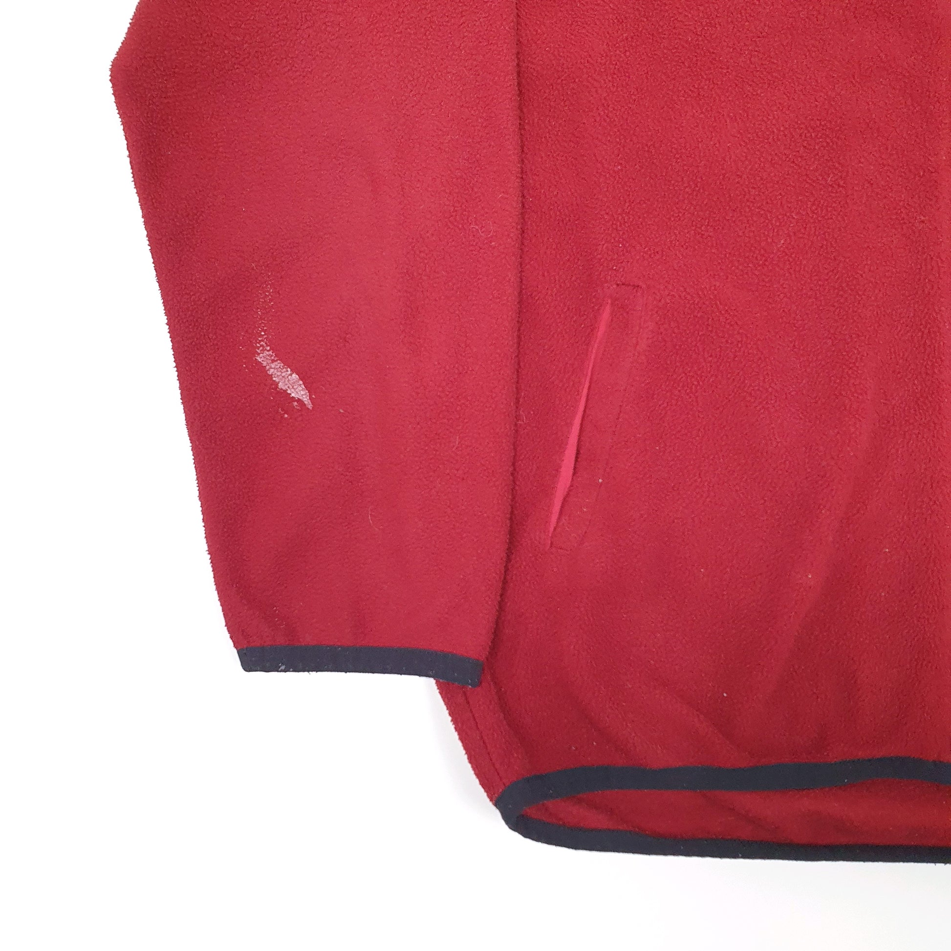 Mens Red Reebok Hooded Full Zip Jumper