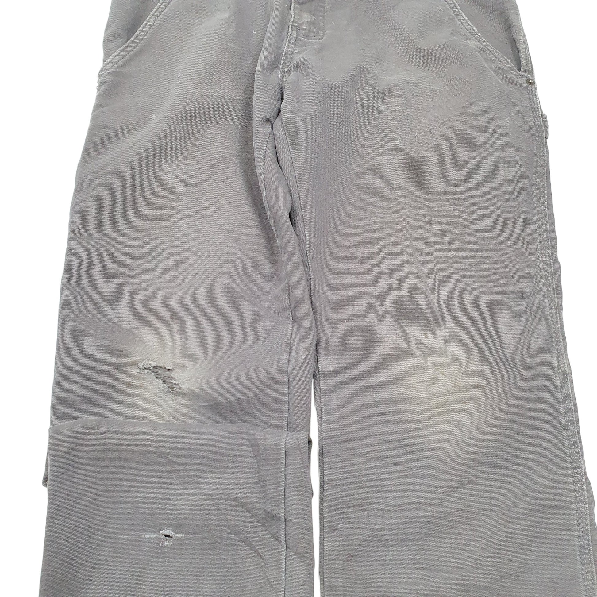 Mens Grey Dickies Flex Stretch Carpenter Trousers