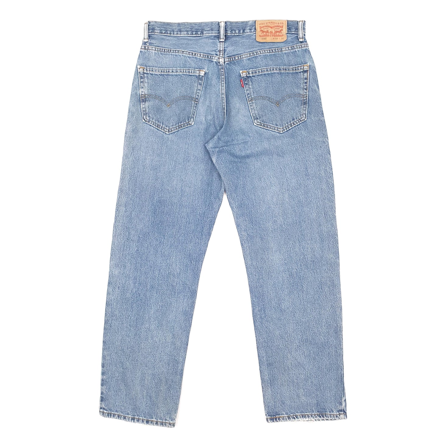 Levis 550 Relaxed Fit Jeans W33 L32 Blue