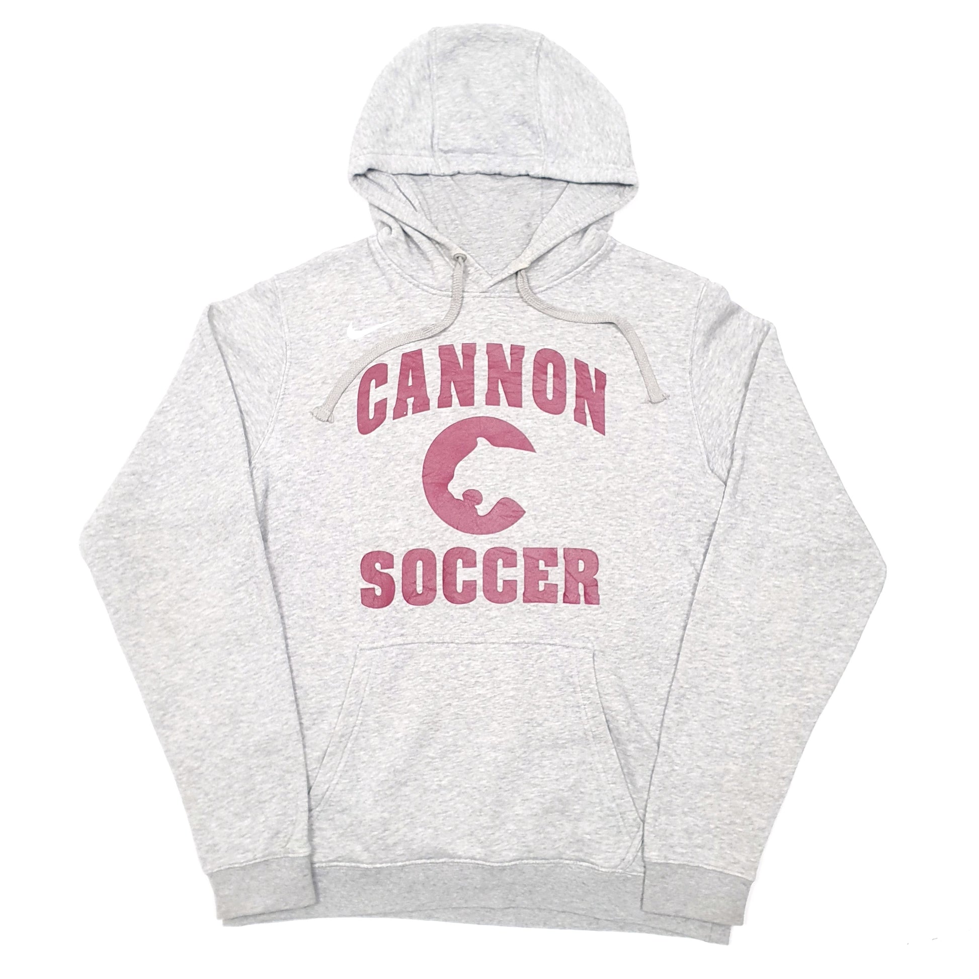 Mens Grey Nike Cannon Soccer Panthers Hoodie Jumper