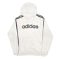 Mens Cream Adidas Spellout Hoodie Jumper