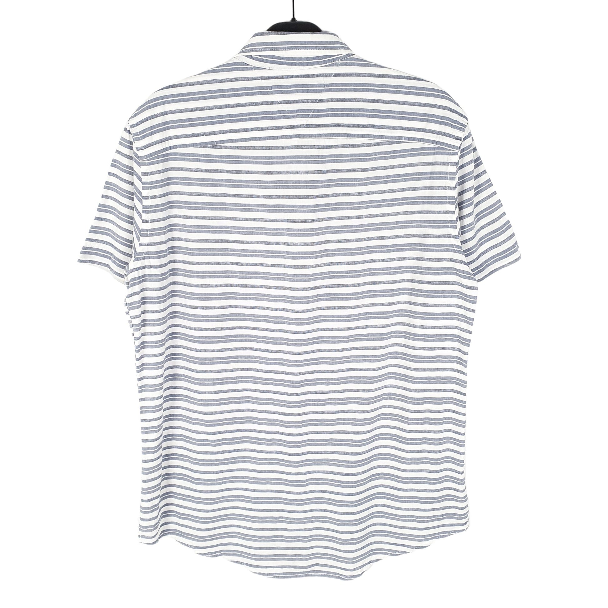 Tommy Hilfiger Short Sleeve Regular Fit Striped Shirt White