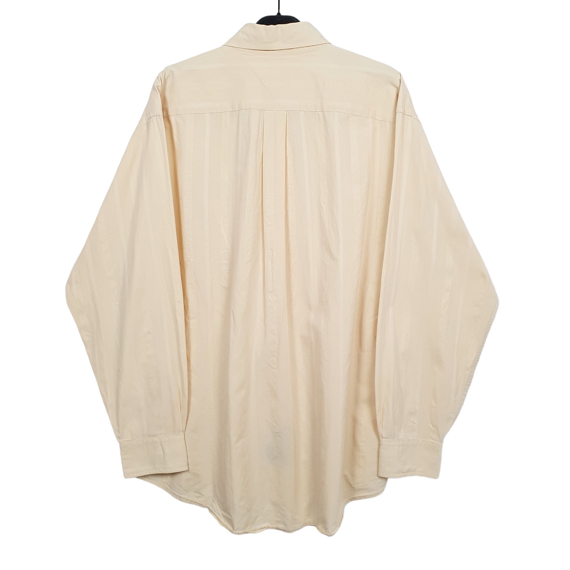 Mens Cream Tommy Hilfiger  Long Sleeve Shirt