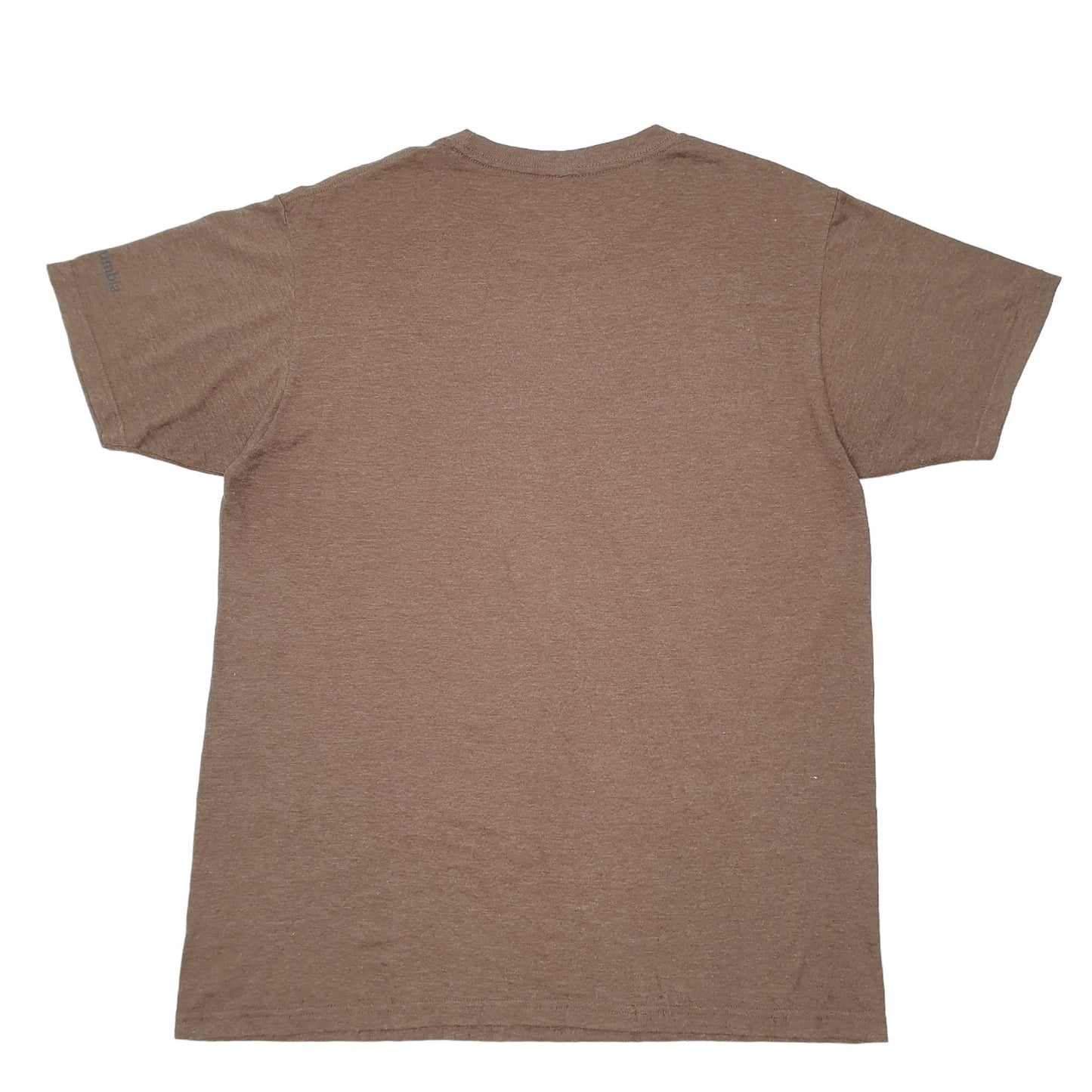 Mens Brown Columbia Sportswear Buffalo Mountain Short Sleeve T Shirt
