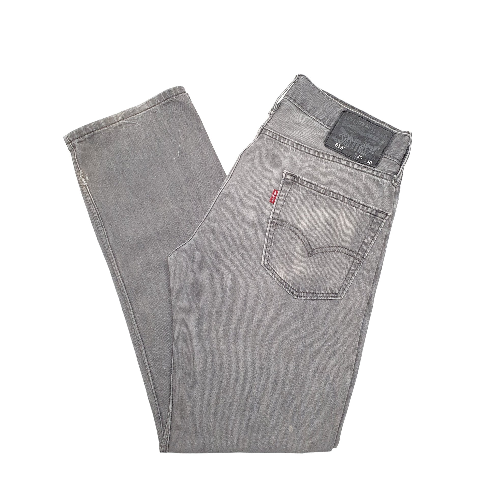 Mens Grey Levis  513 JeansW30 L30