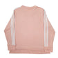 Womens Peach Adidas  Crewneck Jumper