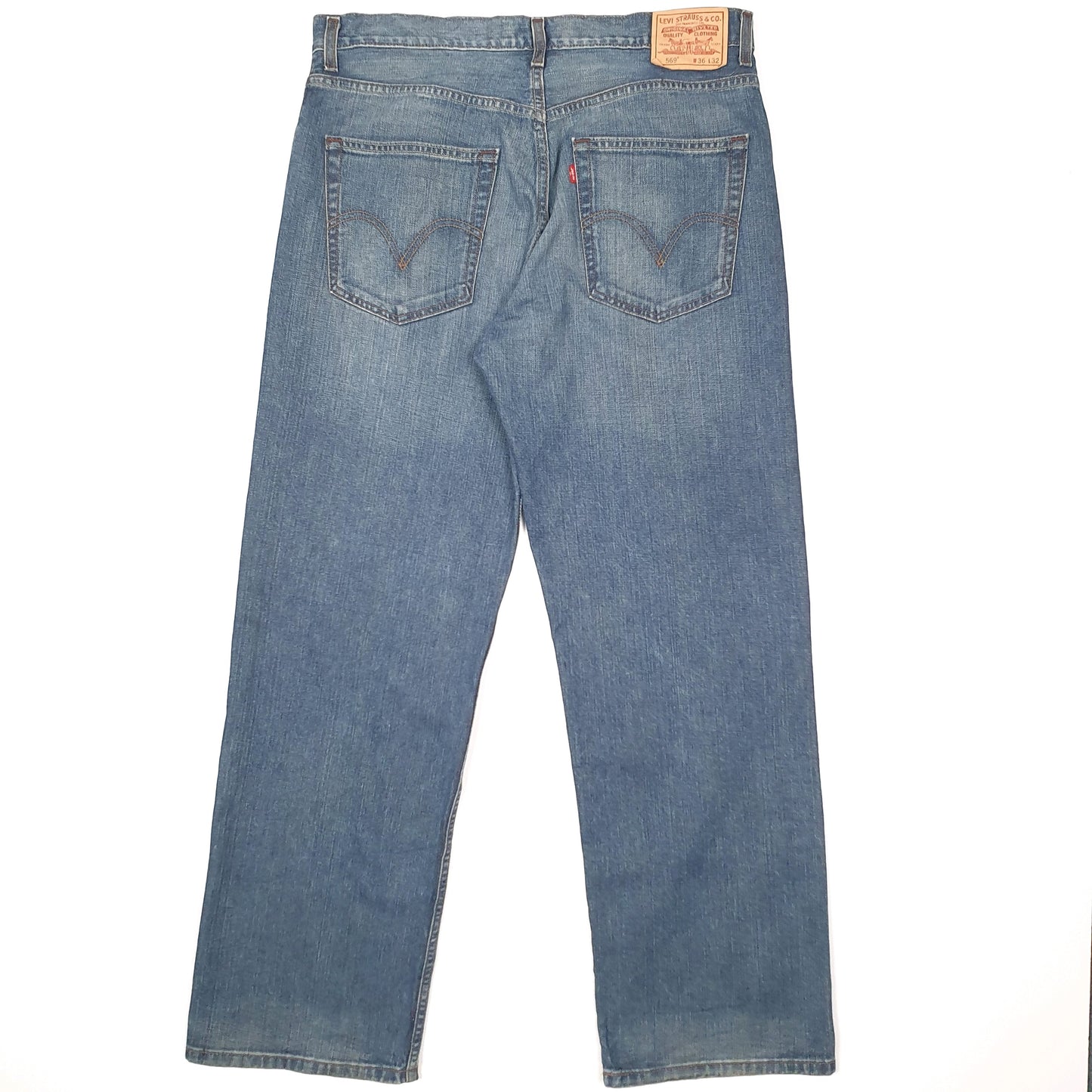 Levis 569 Loose Fit Jeans W36 L32 Blue