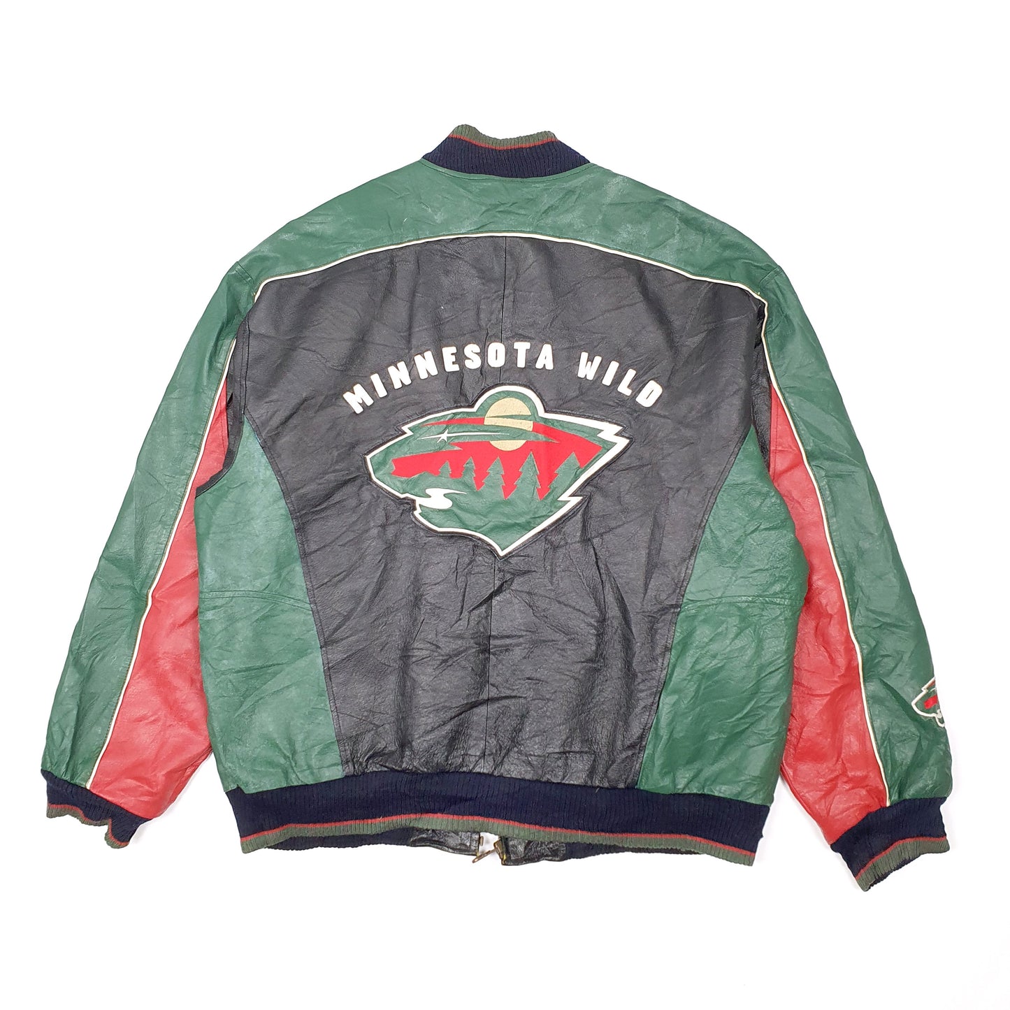 Mens Black NHL Minnesota Wild USA Hockey  Coat