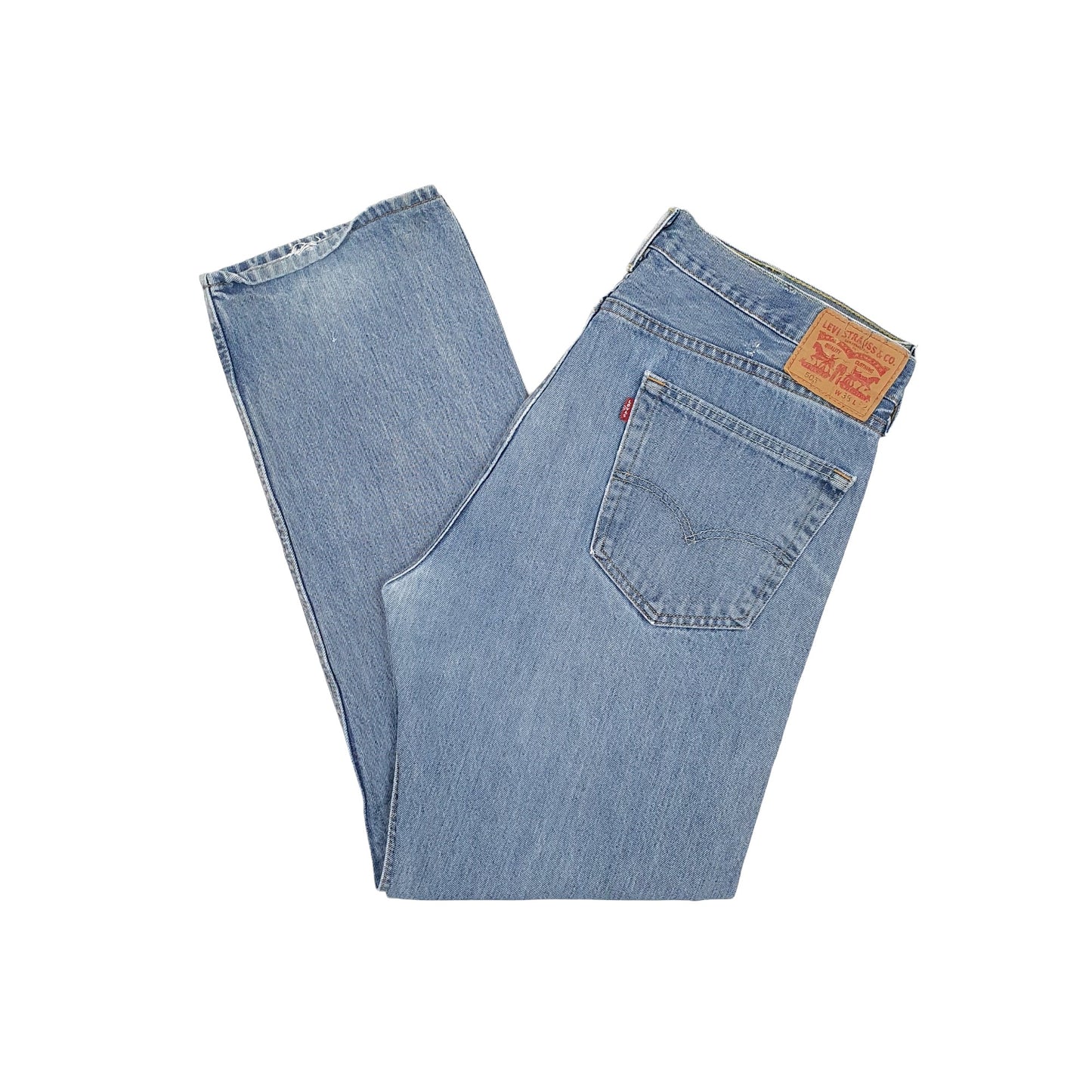 Levis 505 Regular Fit Jeans W38 L32 Blue