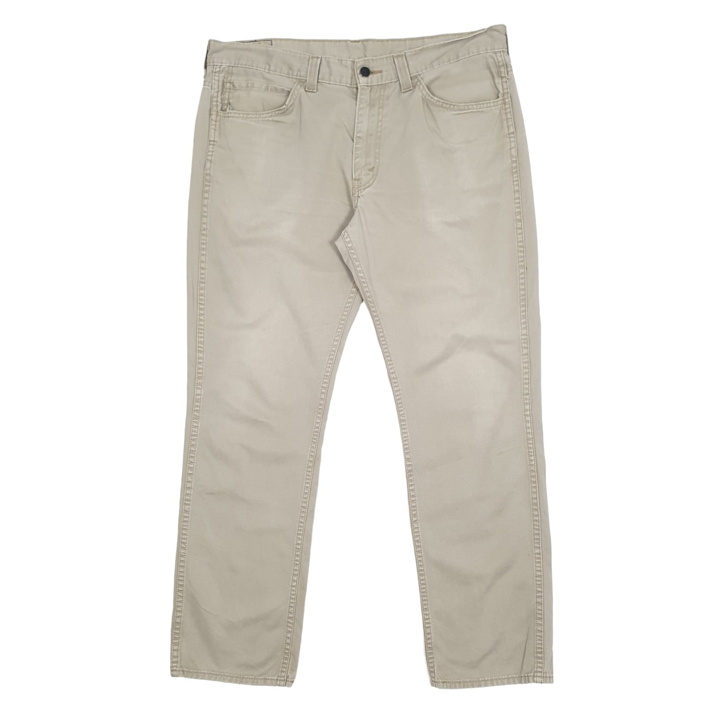 Mens Levis 511 Grey Chino Trousers W36 L30 Grey