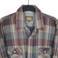 High Sierra Flannel Shacket Long Sleeve Regular Fit Check Wool Shirt Brown