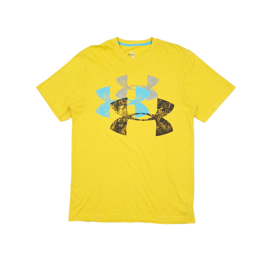 Under Armour Short Sleeve T Shirt Yellow