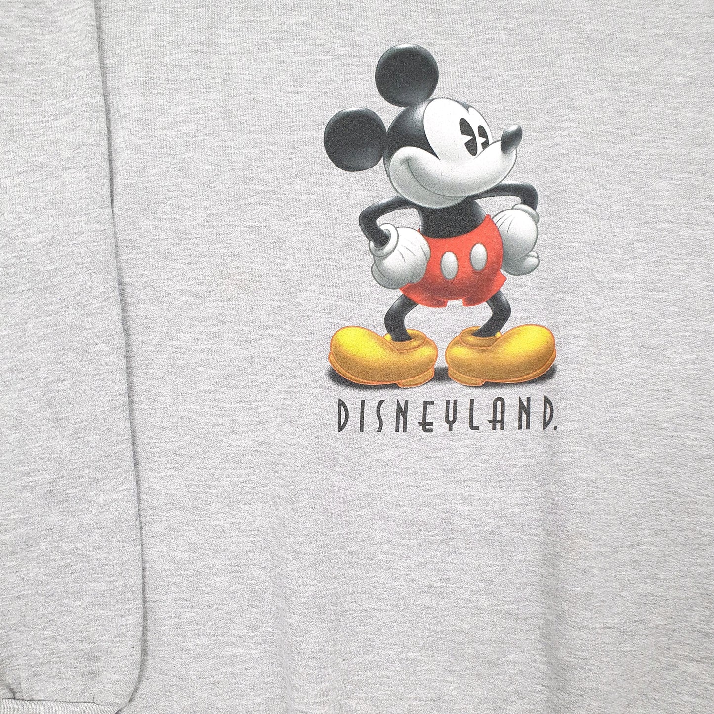 Mens Grey Disney Mickey Mouse Crewneck Jumper