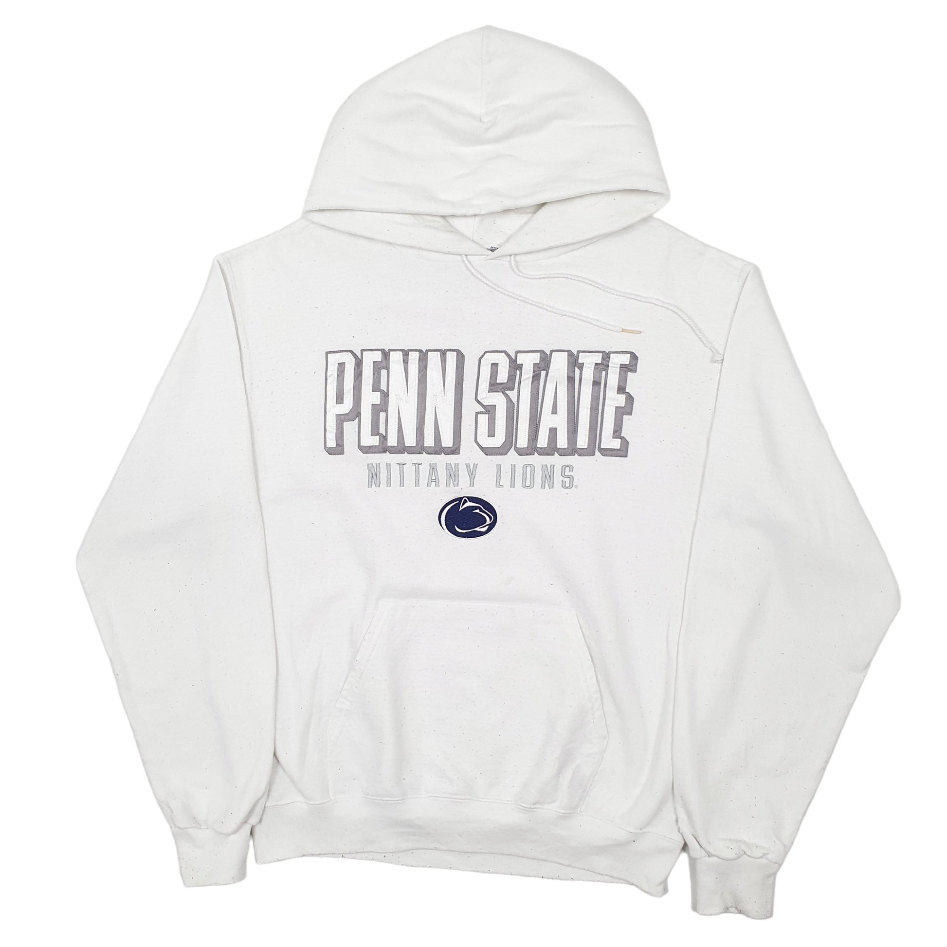 Mens White Champion Penn State Nittany Lions USA College Hoodie Jumper