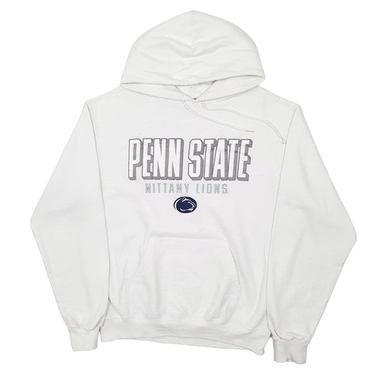 Mens White Champion Penn State Nittany Lions USA College Hoodie Jumper