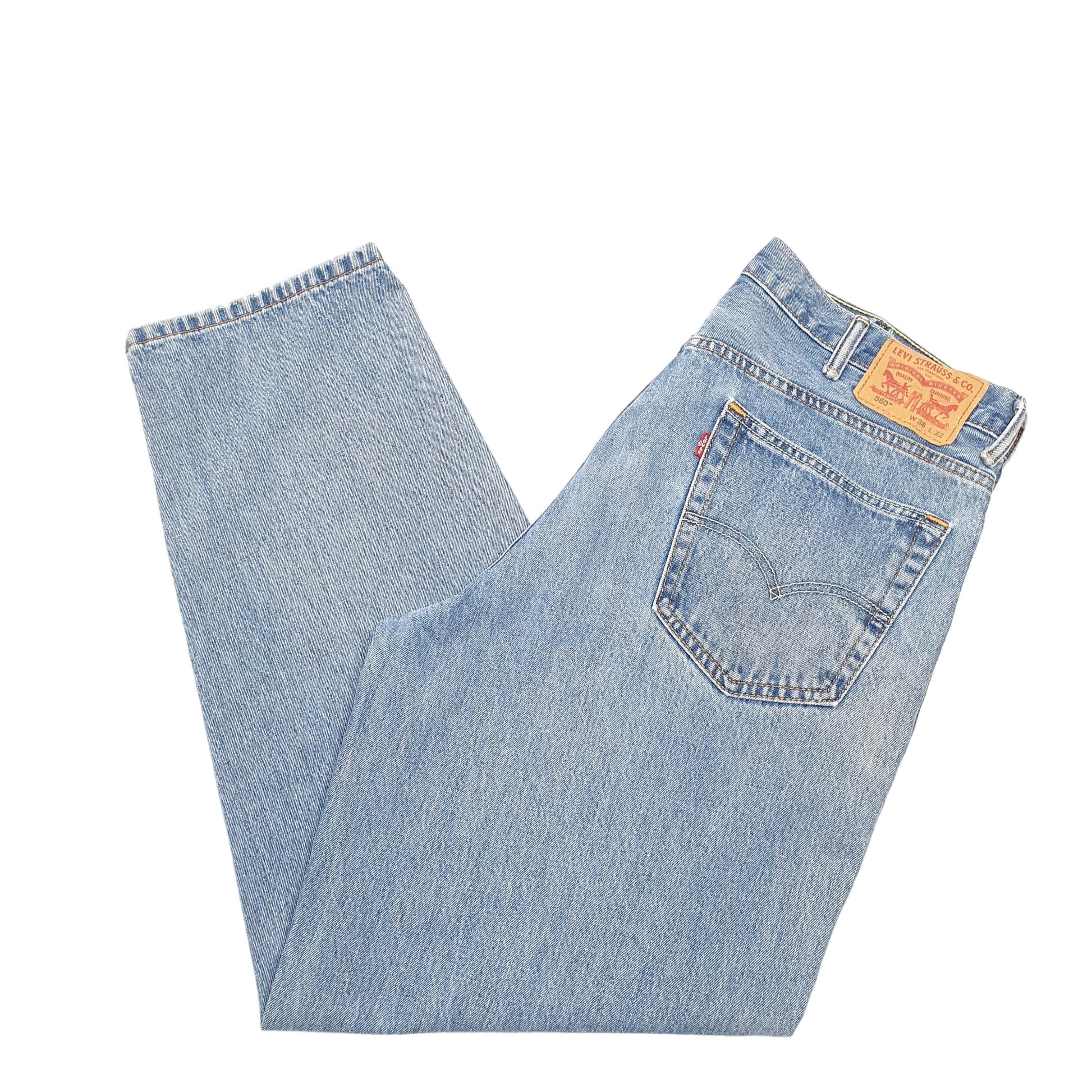 Mens Blue Levis  560 JeansW38 L32