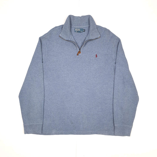 Blue Polo Ralph Lauren Quarter Zip Jumper