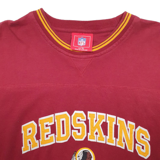 Mens Burgundy NFL Washington Redskins  American Football Crewneck Jumper