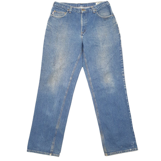 Carhartt Casual Straight Fit Relaxed Jeans W36 L34 Blue