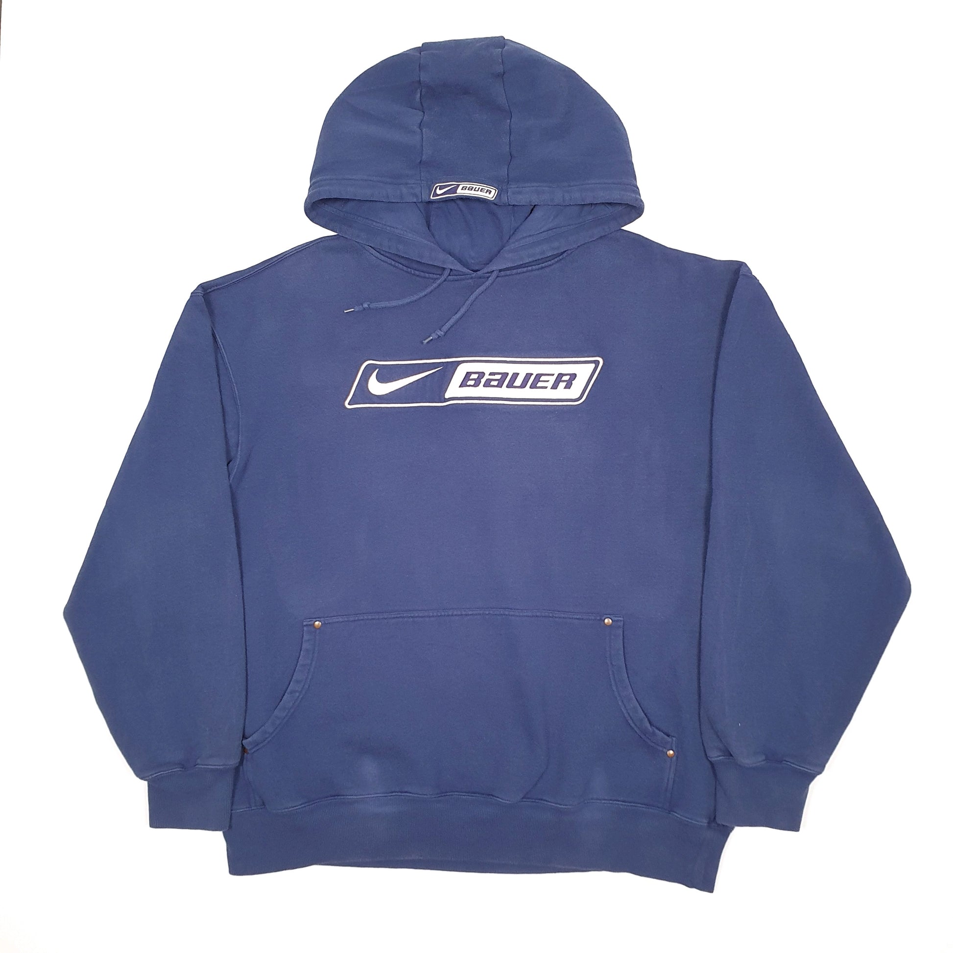 Mens Navy Nike Bauer Hockey Hoodie Jumper