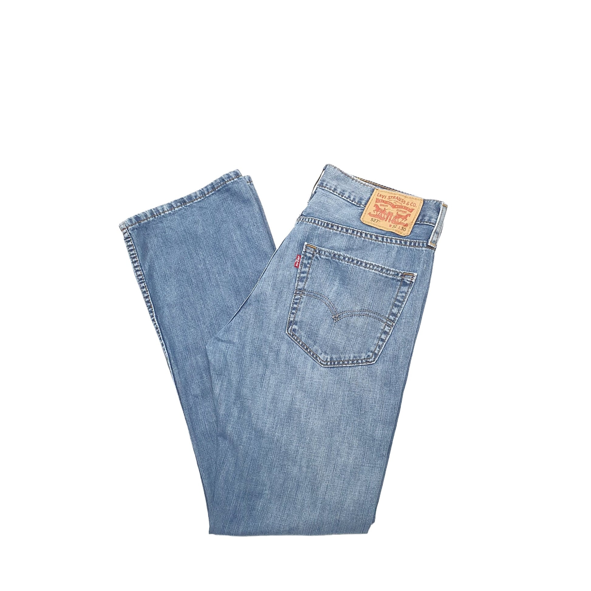 Levis 527 Bootcut Fit Jeans W32 L30 Blue